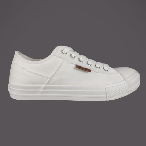 Trampki damskie Lee Cooper LCW-26-02-4046L Białe – LC Flex Comfort, Kauczuk
