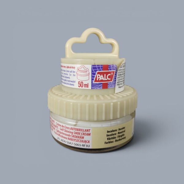 Pasta do butów bezbarwna Palc 50 ml – słoik z gąbką w nakrętce