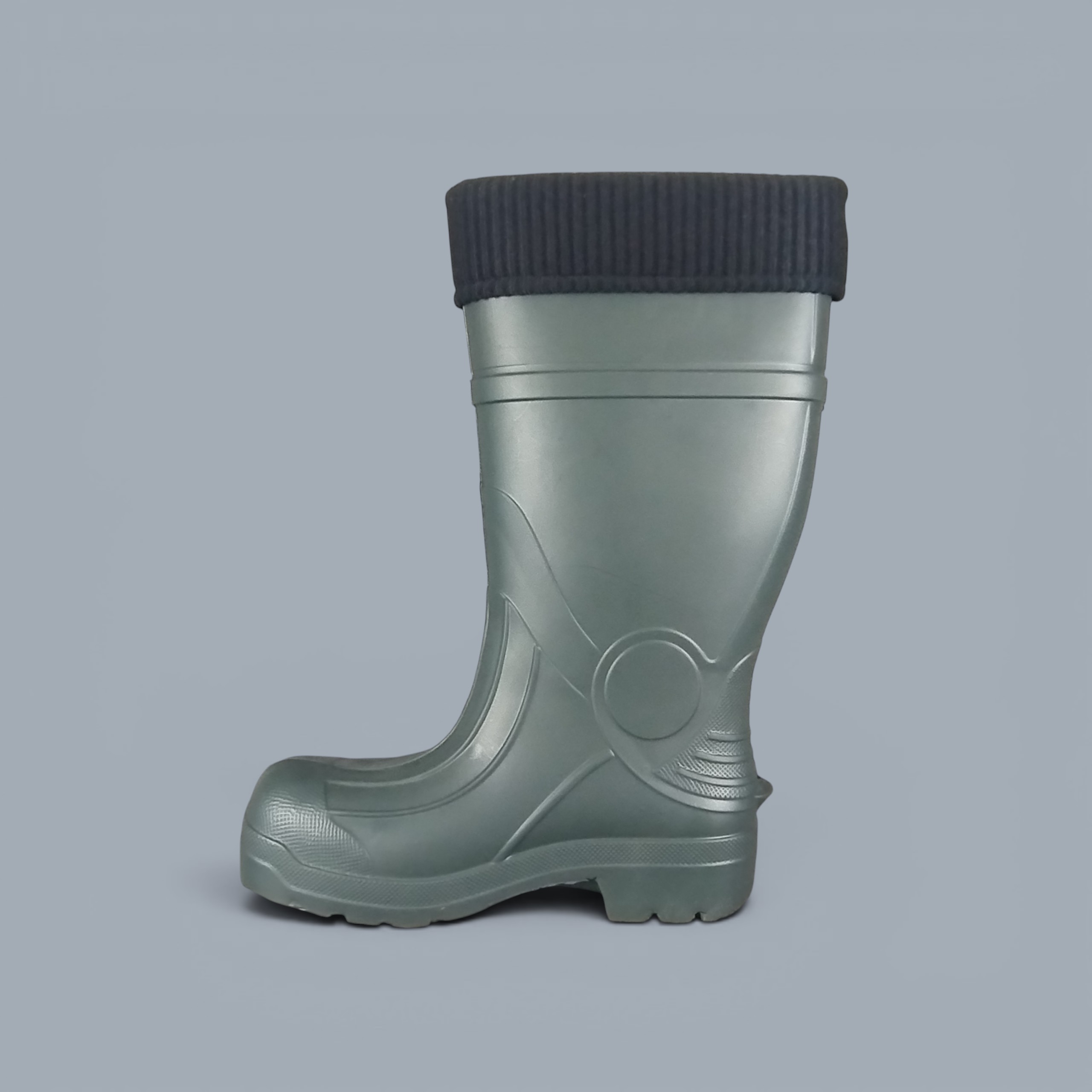 kalosze męskie demar predator xl 0260 zielone Kalosze do ekstremalnego zimna – EVA super lekkie, -30°C